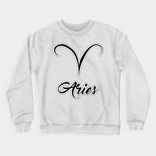 Aries Zodiac Design Crewneck Sweatshirt